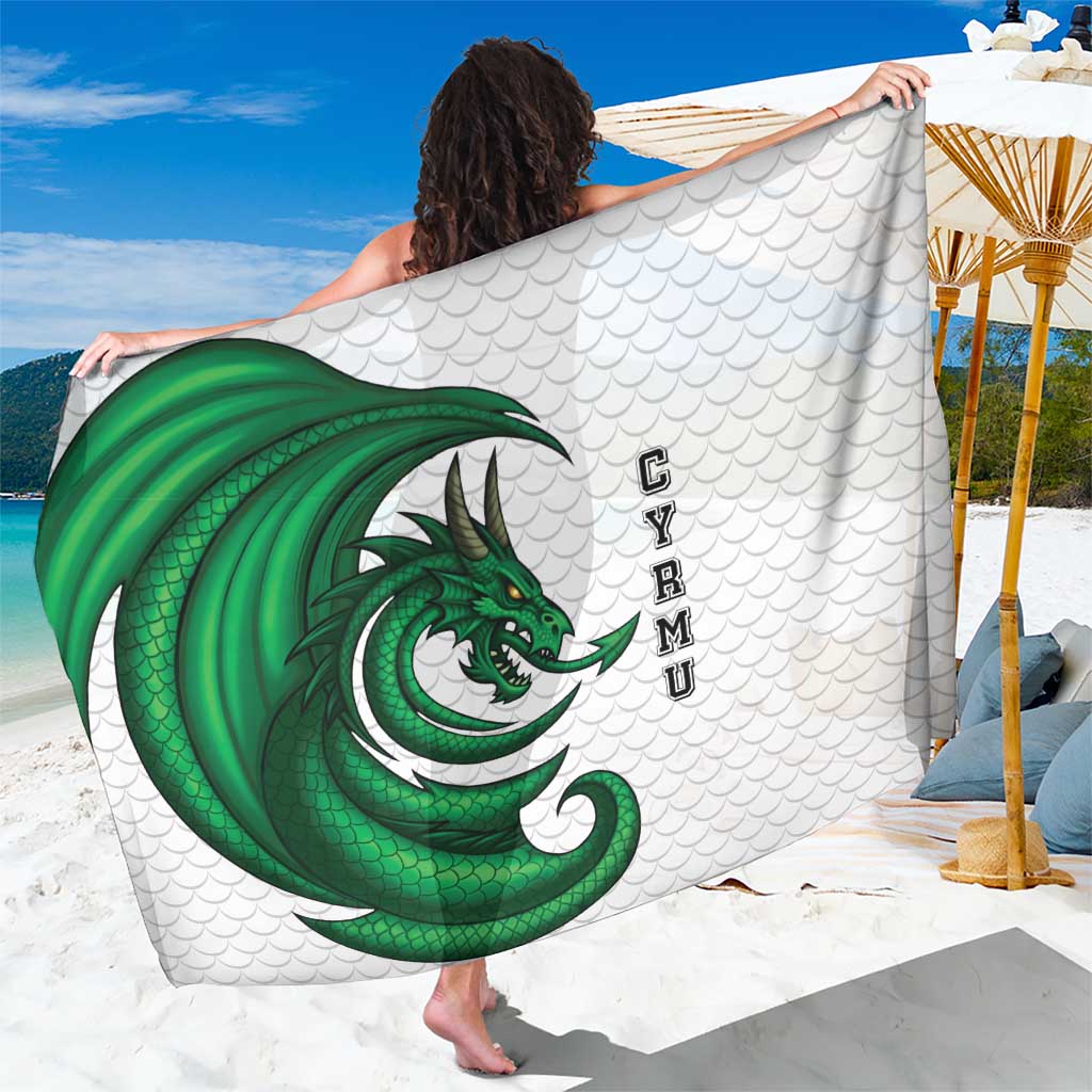 Wales Celtic Dragon Sarong Welsh Mythic Green Dragon - Wonder Print Shop
