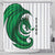 Wales Celtic Dragon Shower Curtain Welsh Mythic Green Dragon - Wonder Print Shop