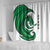 Wales Celtic Dragon Shower Curtain Welsh Mythic Green Dragon - Wonder Print Shop