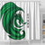 Wales Celtic Dragon Shower Curtain Welsh Mythic Green Dragon - Wonder Print Shop