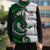 Wales Celtic Dragon Sleeveless Puffer Jacket Welsh Mythic Green Dragon - Wonder Print Shop