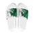 Wales Celtic Dragon Slide Sandals Welsh Mythic Green Dragon - Wonder Print Shop
