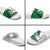 Wales Celtic Dragon Slide Sandals Welsh Mythic Green Dragon - Wonder Print Shop