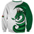 Wales Celtic Dragon Sweatshirt Welsh Mythic Green Dragon - Wonder Print Shop