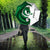Wales Celtic Dragon Umbrella Welsh Mythic Green Dragon - Wonder Print Shop