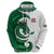 Wales Celtic Dragon Zip Hoodie Welsh Mythic Green Dragon - Wonder Print Shop