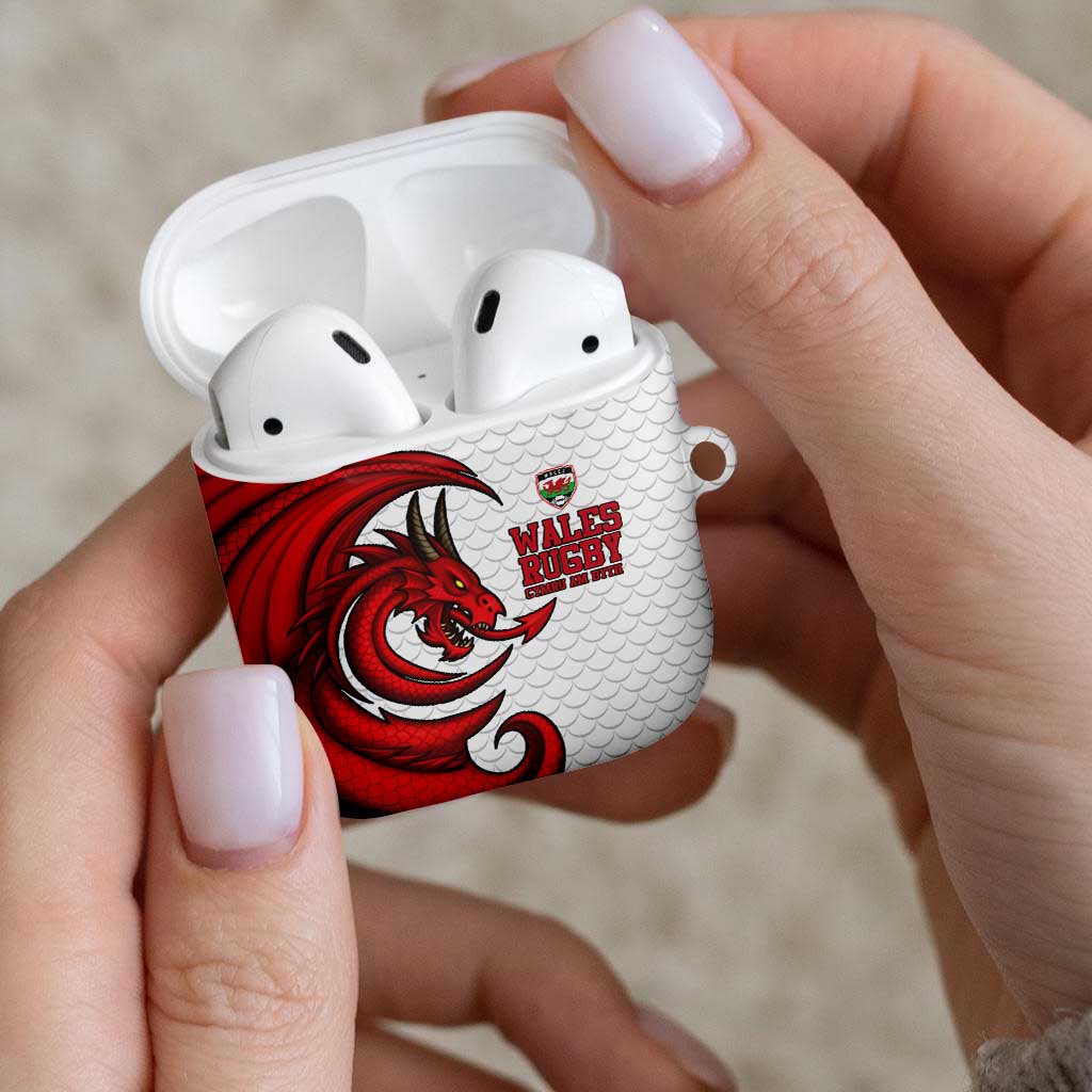 Wales Rugby Red Dragon AirPods Case Cymru Am Byth - Wonder Print Shop