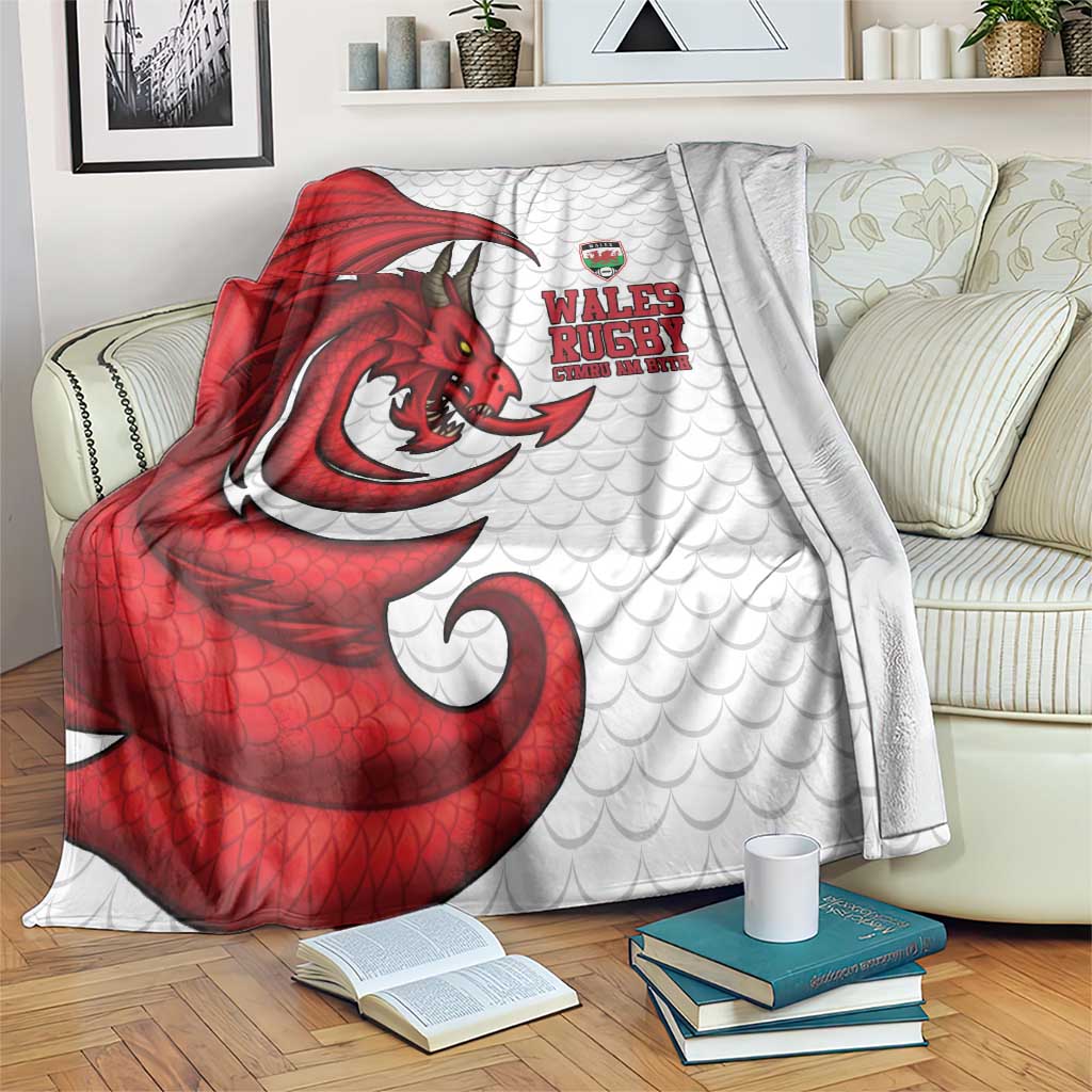 Wales Rugby Red Dragon Blanket Cymru Am Byth - Wonder Print Shop