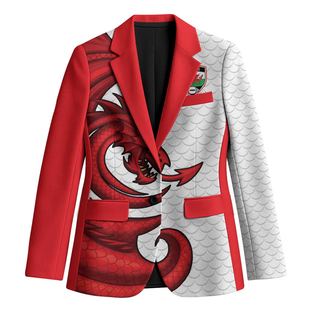 Wales Rugby Red Dragon Blazer Cymru Am Byth - Wonder Print Shop
