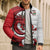 Wales Rugby Red Dragon Bomber Puffer Jacket Cymru Am Byth - Wonder Print Shop