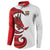 Wales Rugby Red Dragon Button Sweatshirt Cymru Am Byth - Wonder Print Shop