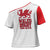 Wales Rugby Red Dragon Cross Shoulder Shirt Cymru Am Byth - Wonder Print Shop