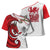 Wales Rugby Red Dragon Cross Shoulder Shirt Cymru Am Byth - Wonder Print Shop