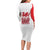 Wales Rugby Red Dragon Family Matching Long Sleeve Bodycon Dress and Hawaiian Shirt Cymru Am Byth - Wonder Print Shop