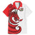 Wales Rugby Red Dragon Family Matching Mermaid Dress and Hawaiian Shirt Cymru Am Byth - Wonder Print Shop