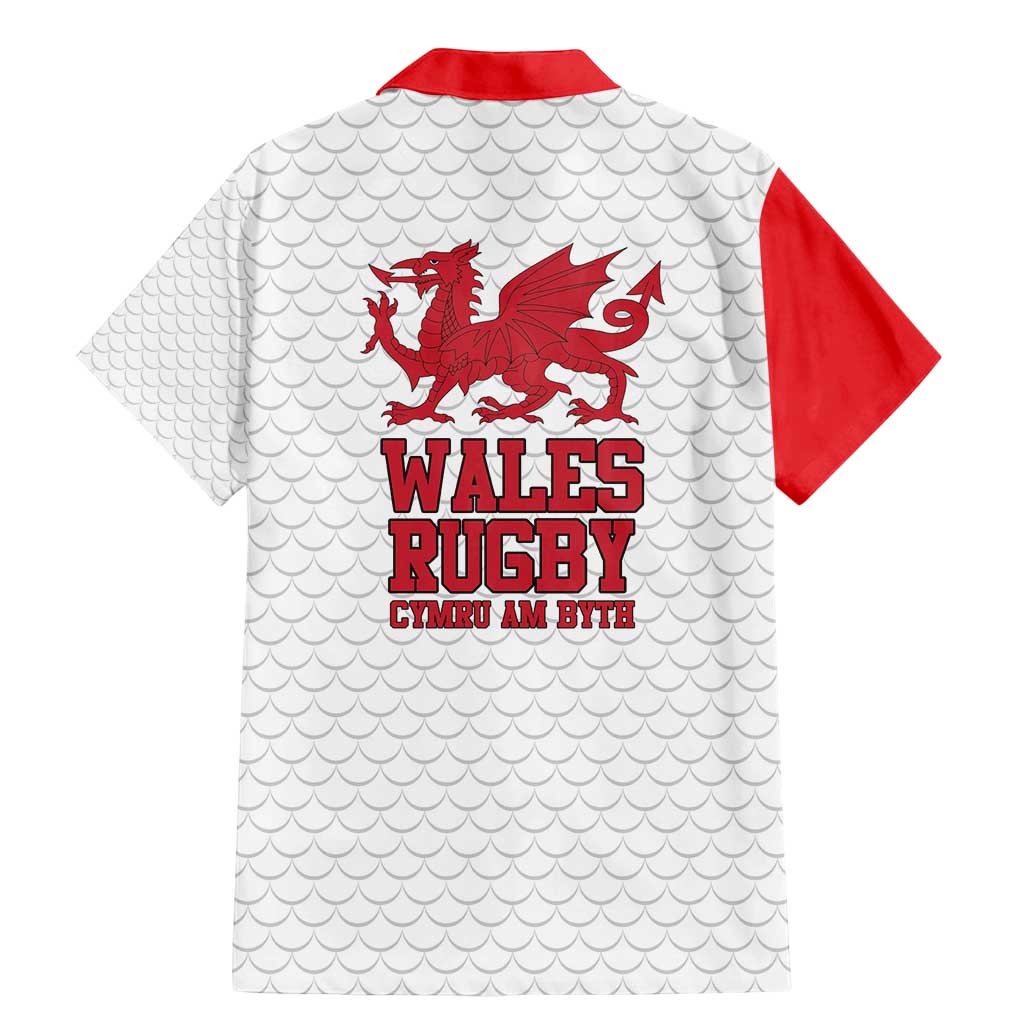 Wales Rugby Red Dragon Family Matching Mermaid Dress and Hawaiian Shirt Cymru Am Byth - Wonder Print Shop