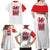 Wales Rugby Red Dragon Family Matching Off Shoulder Maxi Dress and Hawaiian Shirt Cymru Am Byth - Wonder Print Shop