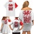 Wales Rugby Red Dragon Family Matching Off Shoulder Short Dress and Hawaiian Shirt Cymru Am Byth - Wonder Print Shop