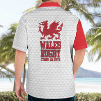 Wales Rugby Red Dragon Hawaiian Shirt Cymru Am Byth - Wonder Print Shop