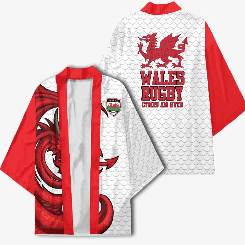 Wales Rugby Red Dragon Kimono Cymru Am Byth - Wonder Print Shop