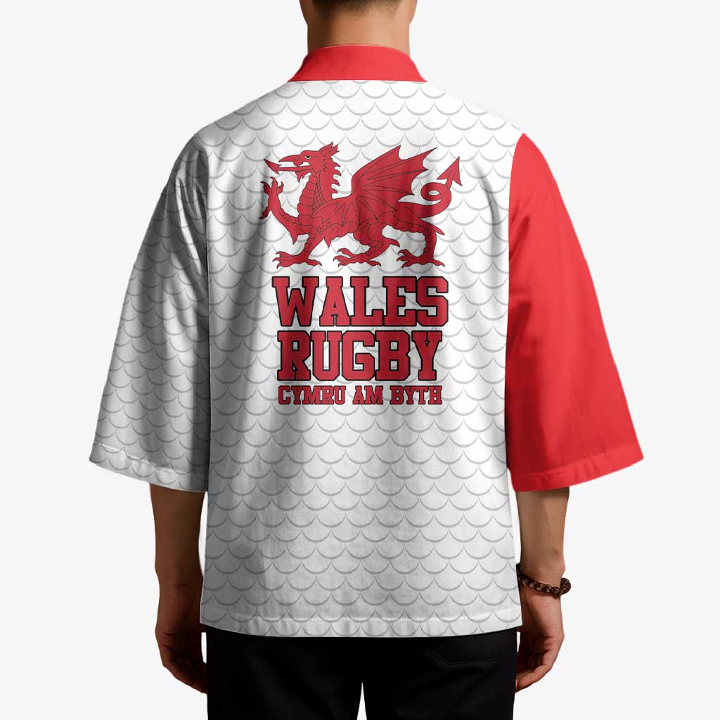 Wales Rugby Red Dragon Kimono Cymru Am Byth - Wonder Print Shop