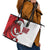 Wales Rugby Red Dragon Leather Tote Bag Cymru Am Byth - Wonder Print Shop