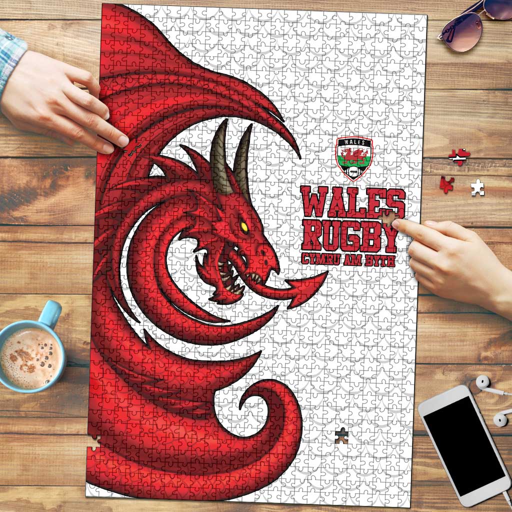 Wales Rugby Red Dragon Puzzle Cymru Am Byth - Wonder Print Shop