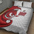 Wales Rugby Red Dragon Quilt Bed Set Cymru Am Byth - Wonder Print Shop