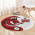 Wales Rugby Red Dragon Round Carpet Cymru Am Byth - Wonder Print Shop