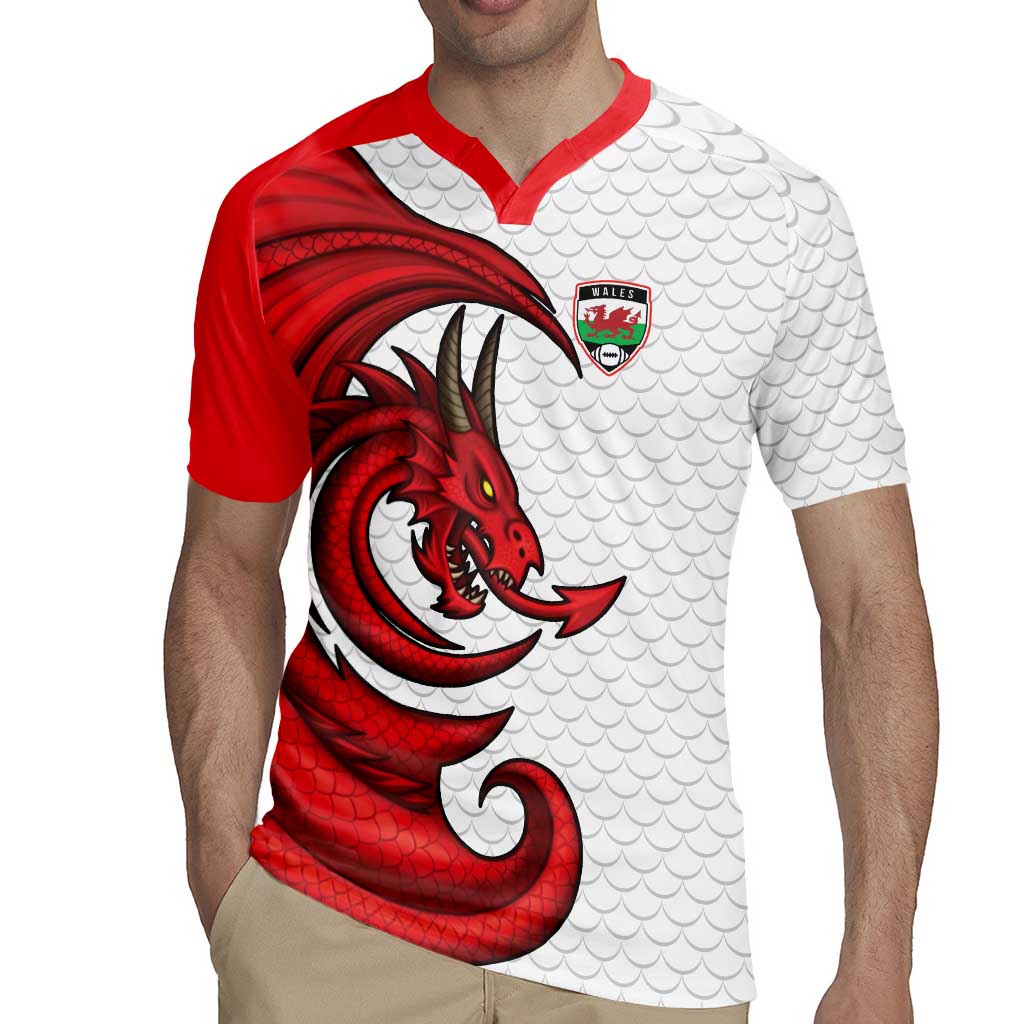 Wales Rugby Red Dragon Rugby Jersey Cymru Am Byth - Wonder Print Shop