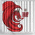 Wales Rugby Red Dragon Shower Curtain Cymru Am Byth - Wonder Print Shop