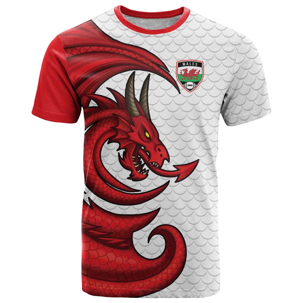Wales Rugby Red Dragon T Shirt Cymru Am Byth - Wonder Print Shop