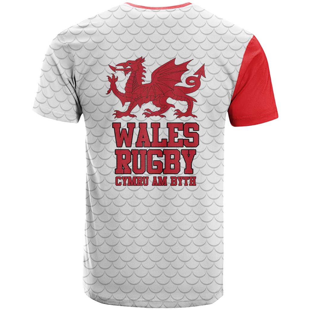 Wales Rugby Red Dragon T Shirt Cymru Am Byth - Wonder Print Shop