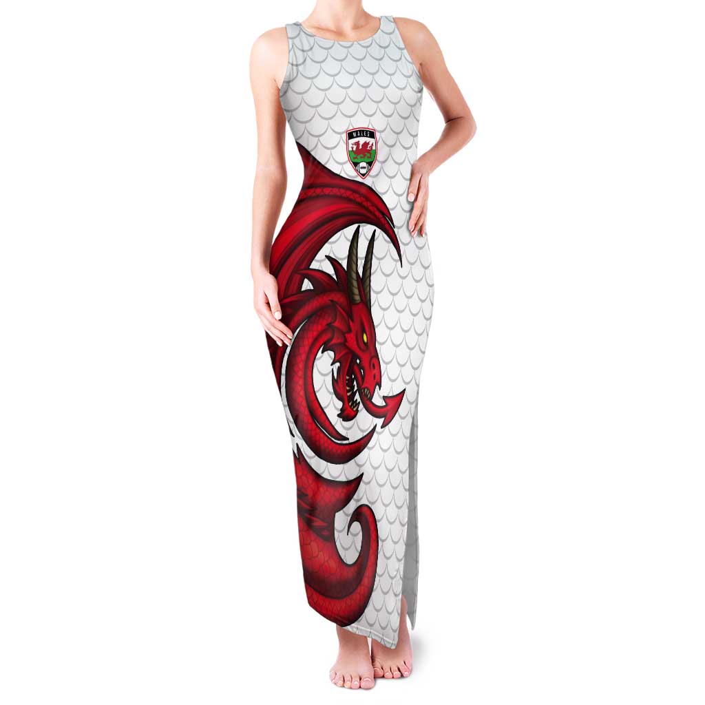 Wales Rugby Red Dragon Tank Maxi Dress Cymru Am Byth - Wonder Print Shop