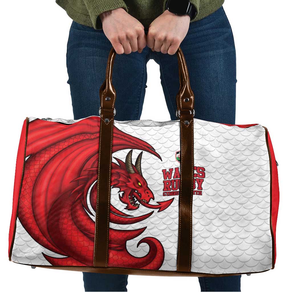 Wales Rugby Red Dragon Travel Bag Cymru Am Byth - Wonder Print Shop