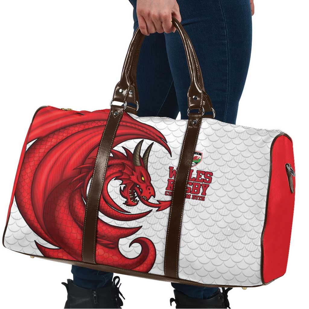 Wales Rugby Red Dragon Travel Bag Cymru Am Byth - Wonder Print Shop