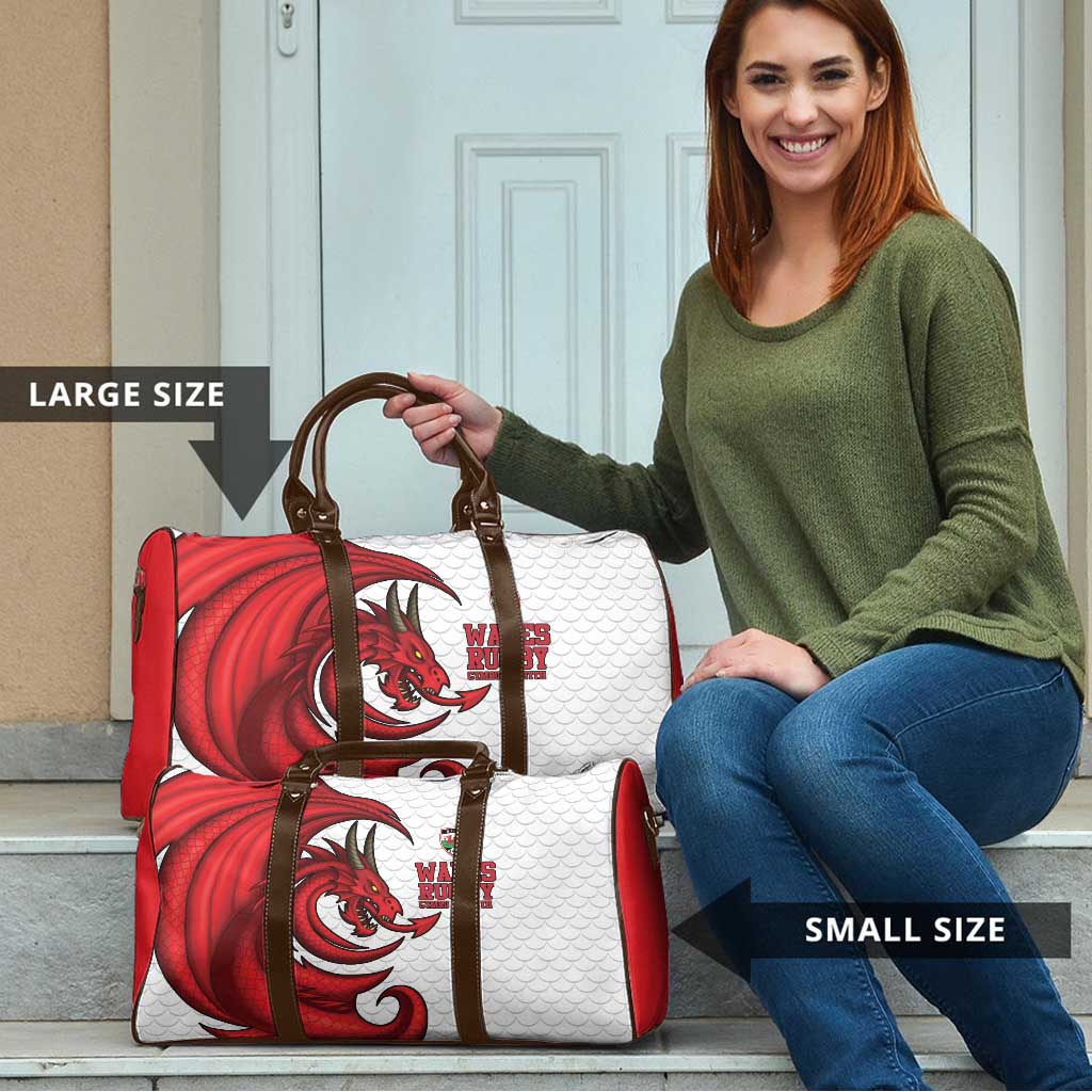 Wales Rugby Red Dragon Travel Bag Cymru Am Byth - Wonder Print Shop