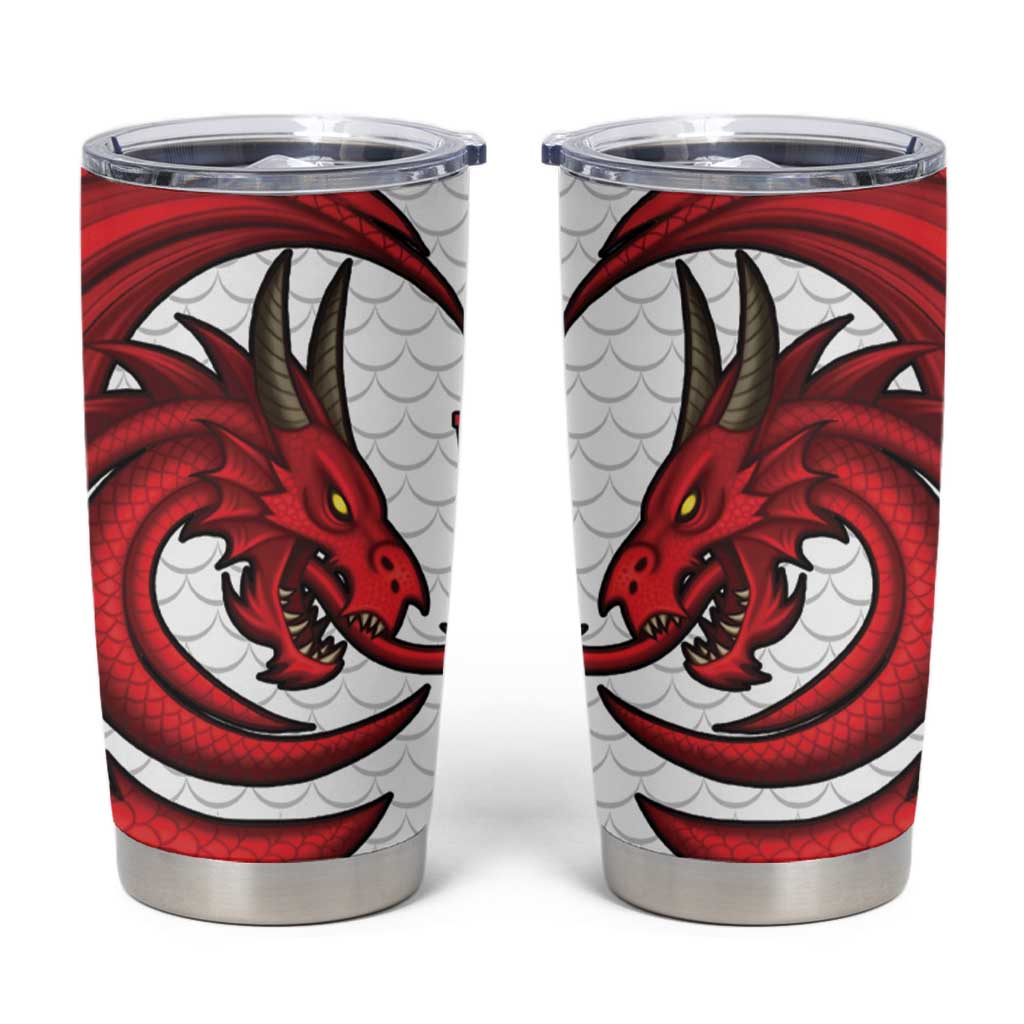 Wales Rugby Red Dragon Tumbler Cup Cymru Am Byth - Wonder Print Shop