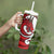 Wales Rugby Red Dragon Tumbler With Handle Cymru Am Byth - Wonder Print Shop
