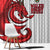 Wales Rugby Red Dragon Window Curtain Cymru Am Byth - Wonder Print Shop