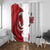 Wales Rugby Red Dragon Window Curtain Cymru Am Byth - Wonder Print Shop