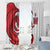 Wales Rugby Red Dragon Window Curtain Cymru Am Byth - Wonder Print Shop