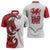 Wales Rugby Red Dragon Zipper Polo Shirt Cymru Am Byth - Wonder Print Shop