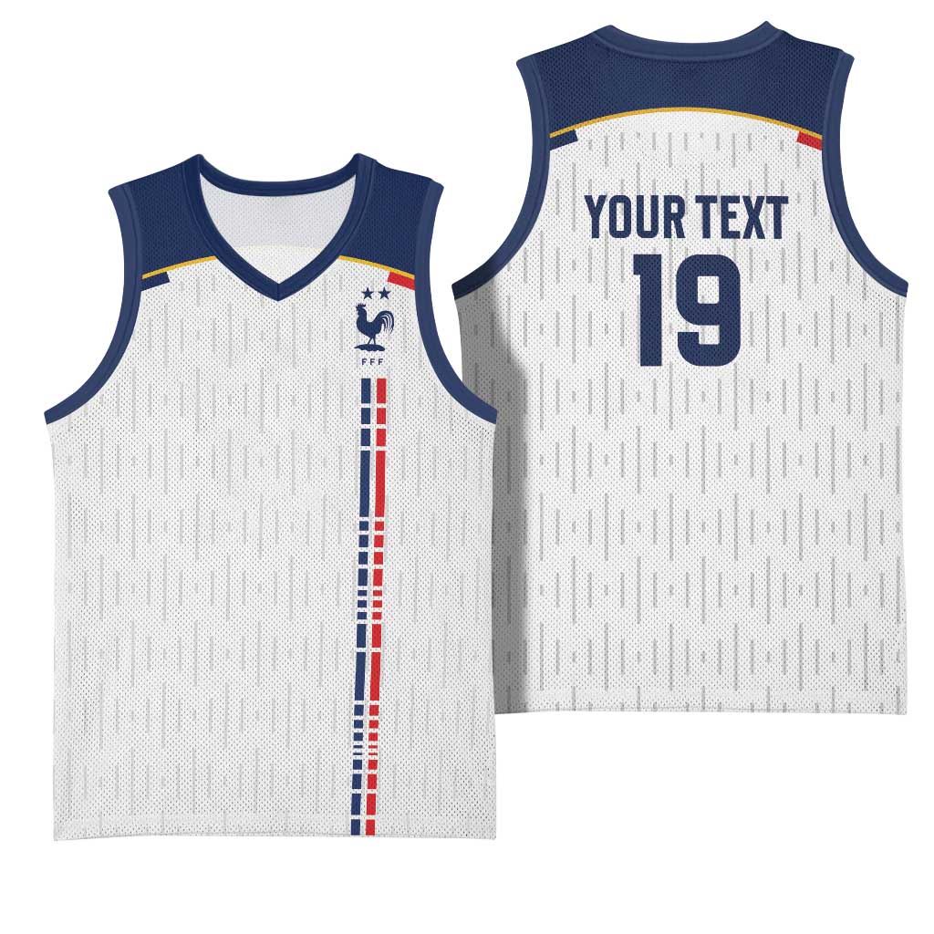 Custom World Football 2026 France Basketball Jersey Allez Les Bleus - Wonder Print Shop