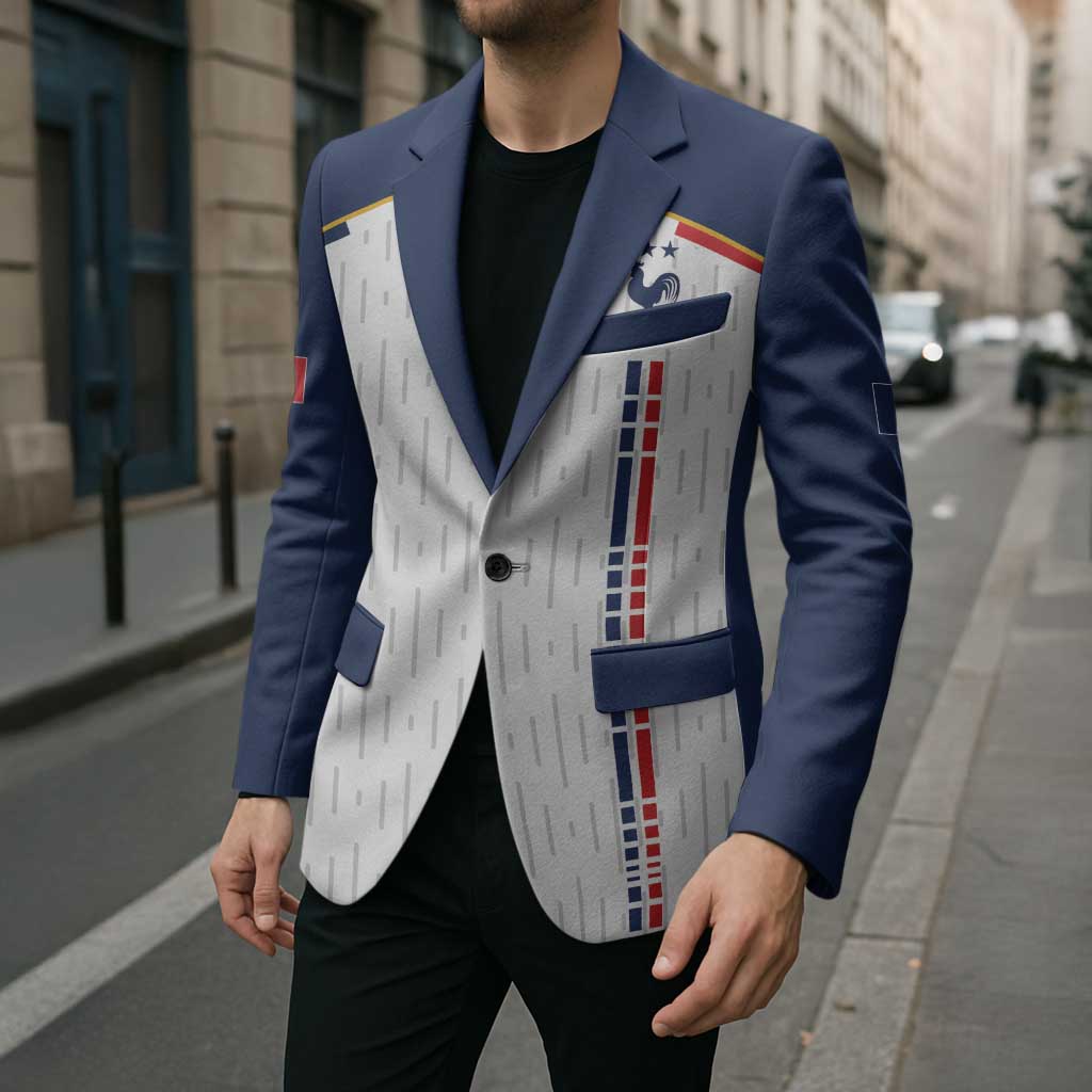 Custom World Football 2026 France Blazer Allez Les Bleus - Wonder Print Shop