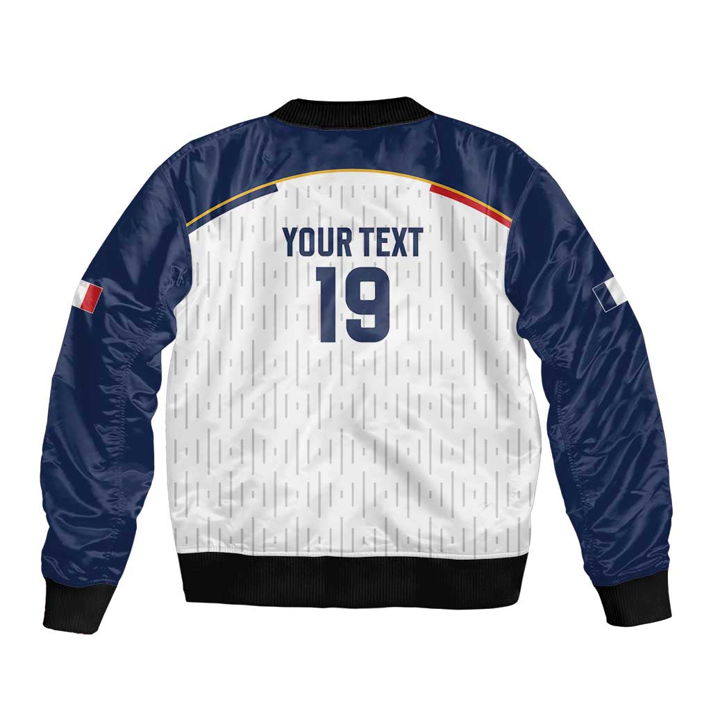 Custom World Football 2026 France Bomber Jacket Allez Les Bleus - Wonder Print Shop