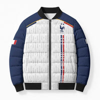 Custom World Football 2026 France Bomber Puffer Jacket Allez Les Bleus - Wonder Print Shop