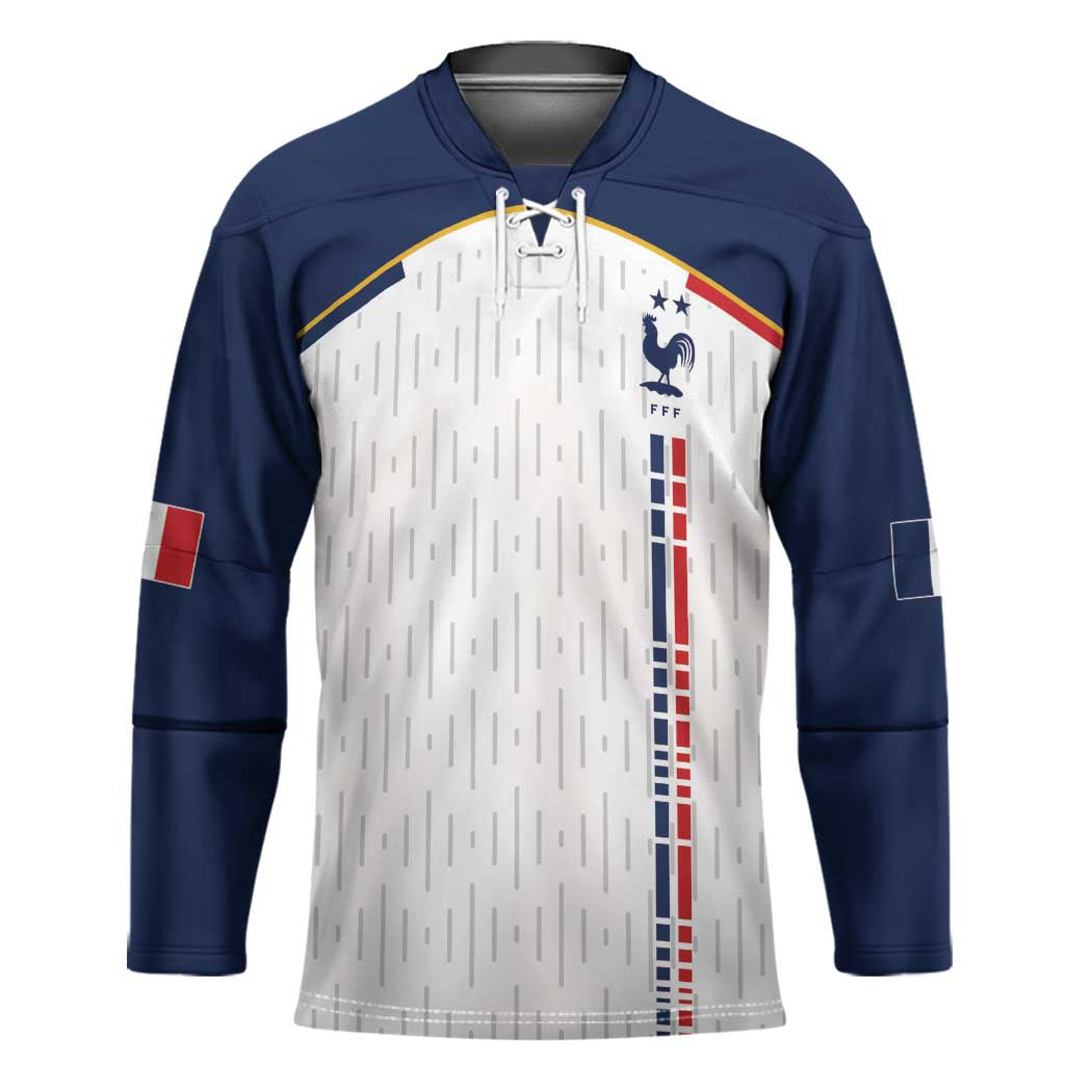 Custom World Football 2026 France Hockey Jersey Allez Les Bleus - Wonder Print Shop