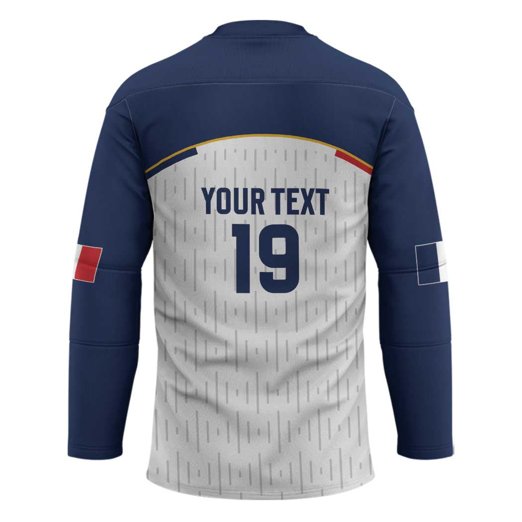 Custom World Football 2026 France Hockey Jersey Allez Les Bleus - Wonder Print Shop