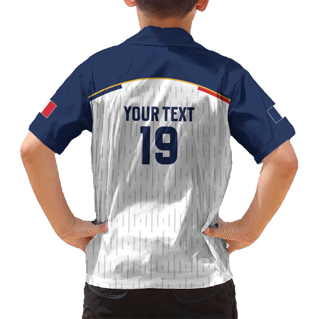 Custom World Football 2026 France Kid Hawaiian Shirt Allez Les Bleus - Wonder Print Shop